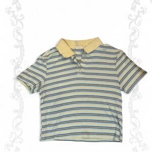 Levi-s Women's Blue and Green Crop-top